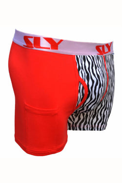 Sly Red & Black Urban Zoo Boxer Brief & Sock Pack thumbnail 3
