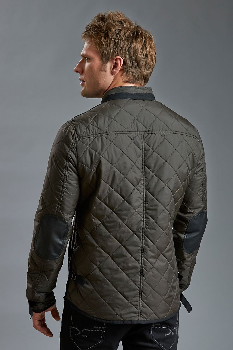 American Stitch Green Quilted Jacket