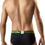 Xtremen Black Microfiber Jacquard Brief