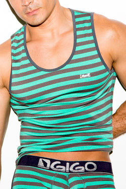 Gigo Green Sailor Tank Top thumbnail 2