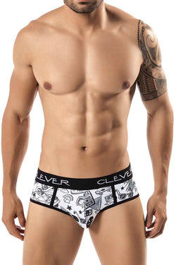 Clever Black Van Piping Brief thumbnail 1