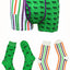 Sly Green & Multi Milk The Cow Boxer Brief & Socks Pack