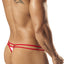 PPÜ Blue/White/Red Double-String Thong