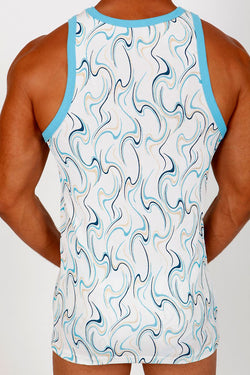 Pistol Pete Turquoise Ripple Tank thumbnail 2