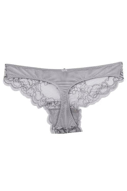 Catherine Malandrino Grey Corded Lace Thong thumbnail 2