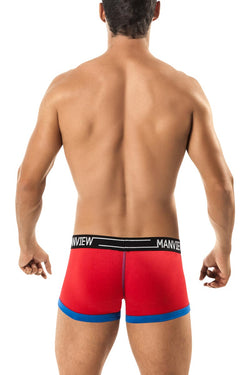 Manview Red Stretch Cotton Spectrum Boxer thumbnail 3