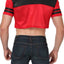 Timoteo Red Tight End Crop Tank Top