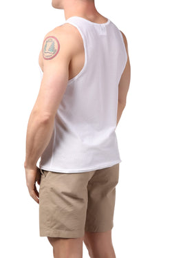 Gigo White Zoom Tank Top thumbnail 2
