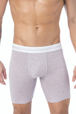 WOOD Violet Grey Heather Biker Brief thumbnail 1