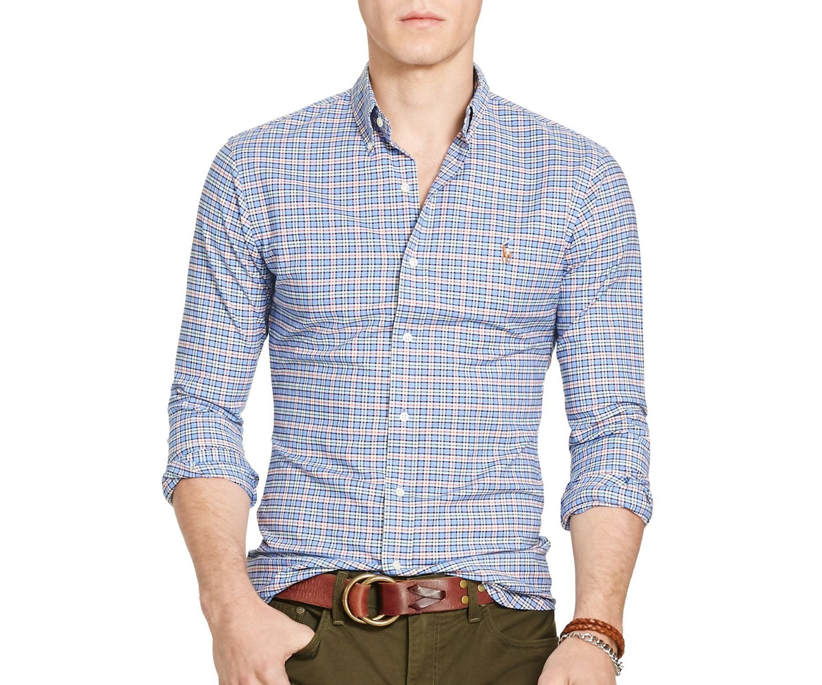 Polo Ralph Lauren Men's Long-Sleeve Slim-Fit Stretch-Oxford Shirt