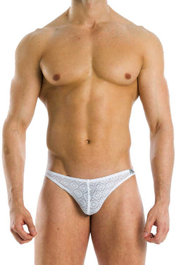Modus Vivendi White Geo Low Cut Brief thumbnail 1