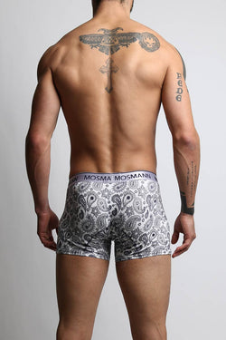 Mosmann Navy Paisley Long Boxer thumbnail 3