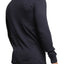 2(X)IST Black Essential Long Sleeve Henley