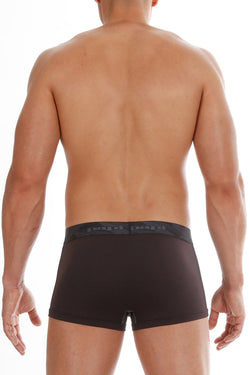 2-Pack Papi Charcoal & Black Performance Mesh Brazilian Trunks thumbnail 4