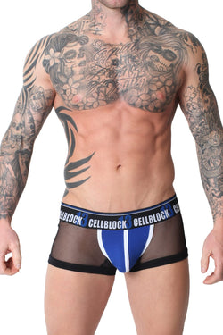 Cell Block 13 Blue Dark Room Backless Jock Trunk thumbnail 1