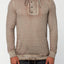 Cohesive & Co. Skalden Taupe Burnout Thermal Hoodie