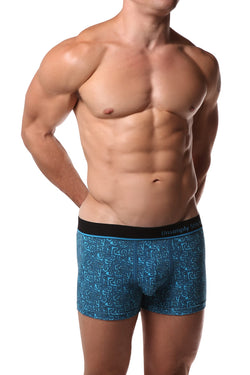 Unsimply Stitched Blue Aztec Trunk thumbnail 2