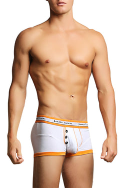 James Tudor White & Orange Retro Boxer thumbnail 2