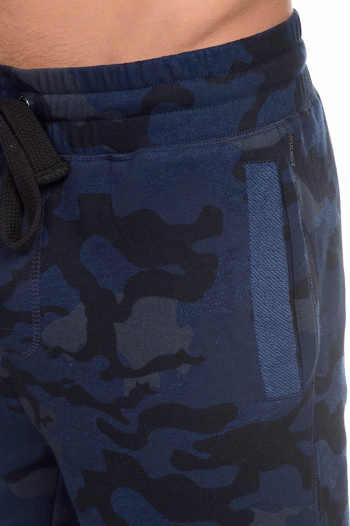 2(X)IST Blue-Camo French Terry Short