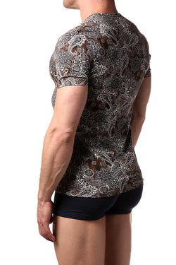 Doreanse Tropical-Dream Deep V-Neck Tee thumbnail 2