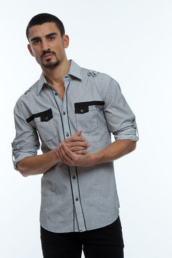 Young Republic White & Black Hayden Button-Up thumbnail 1