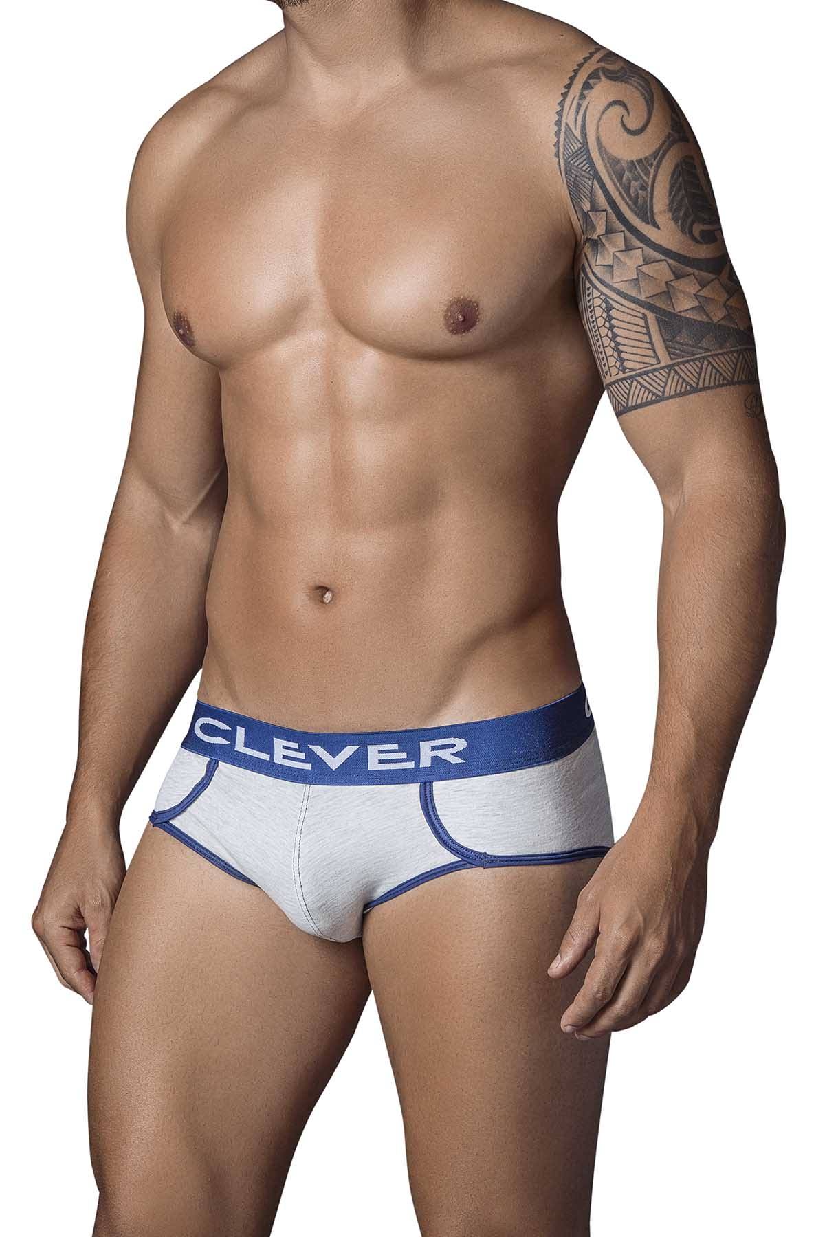 Clever Grey Roma Piping Brief