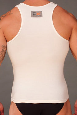Cocksox Ion White CXActive Racerback Tanktop thumbnail 2