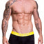 Jor Black/Yellow Athletic Boxer-Trunk
