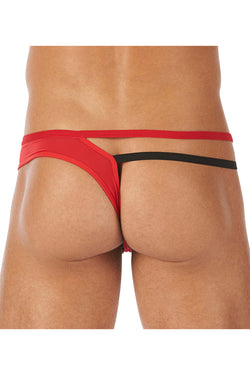 Gregg Homme Red Cocky Asymmetric Thong thumbnail 2