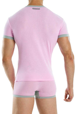 Modus Vivendi Pink Perforated T-Shirt thumbnail 3