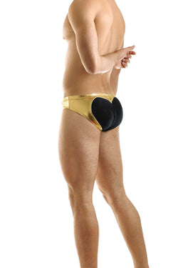 Modus Vivendi Gold Metallic Heart Brief thumbnail 2