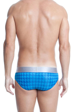 Papi Blue Rave Houndstooth Brief thumbnail 3