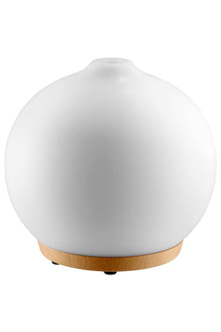 ellia for HoMEDiCS White Color-Changing Adore Ultrasonic Aroma Diffuser Starter Kit
