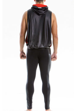 Modus Vivendi Black/Red Blend Muscle Hoodie thumbnail 2