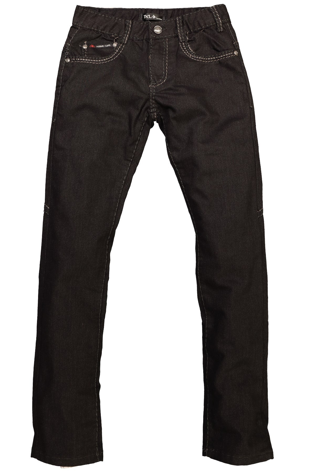 Kosmo Lupo Jeans Dark Wash Large Stitch Denim Pant