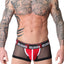 Cell Block 13 Red Dark Room Backless Jock Trunk