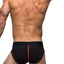 Marco Marco Black & Neon Orange Stitched Brief