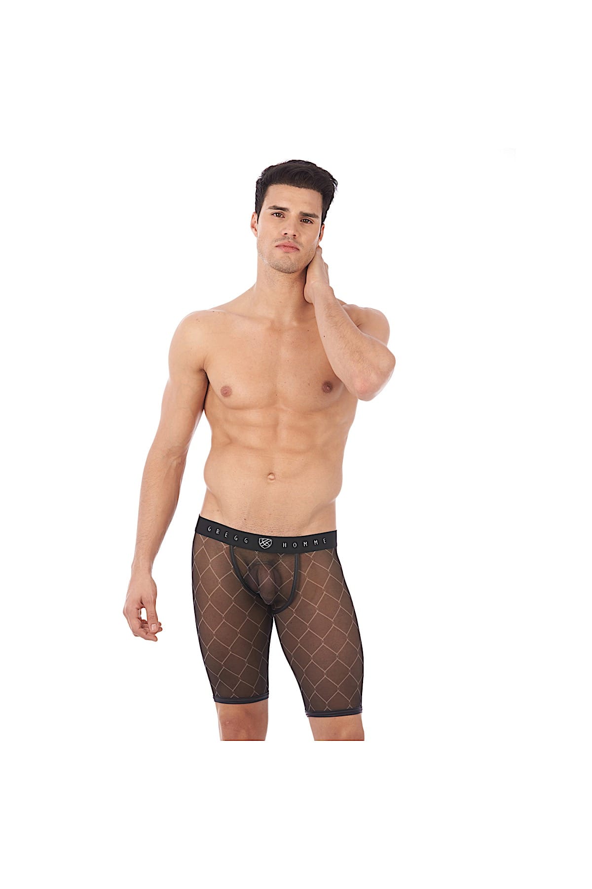 Gregg Homme Black Wired Enhancing-Ring Boxer Brief
