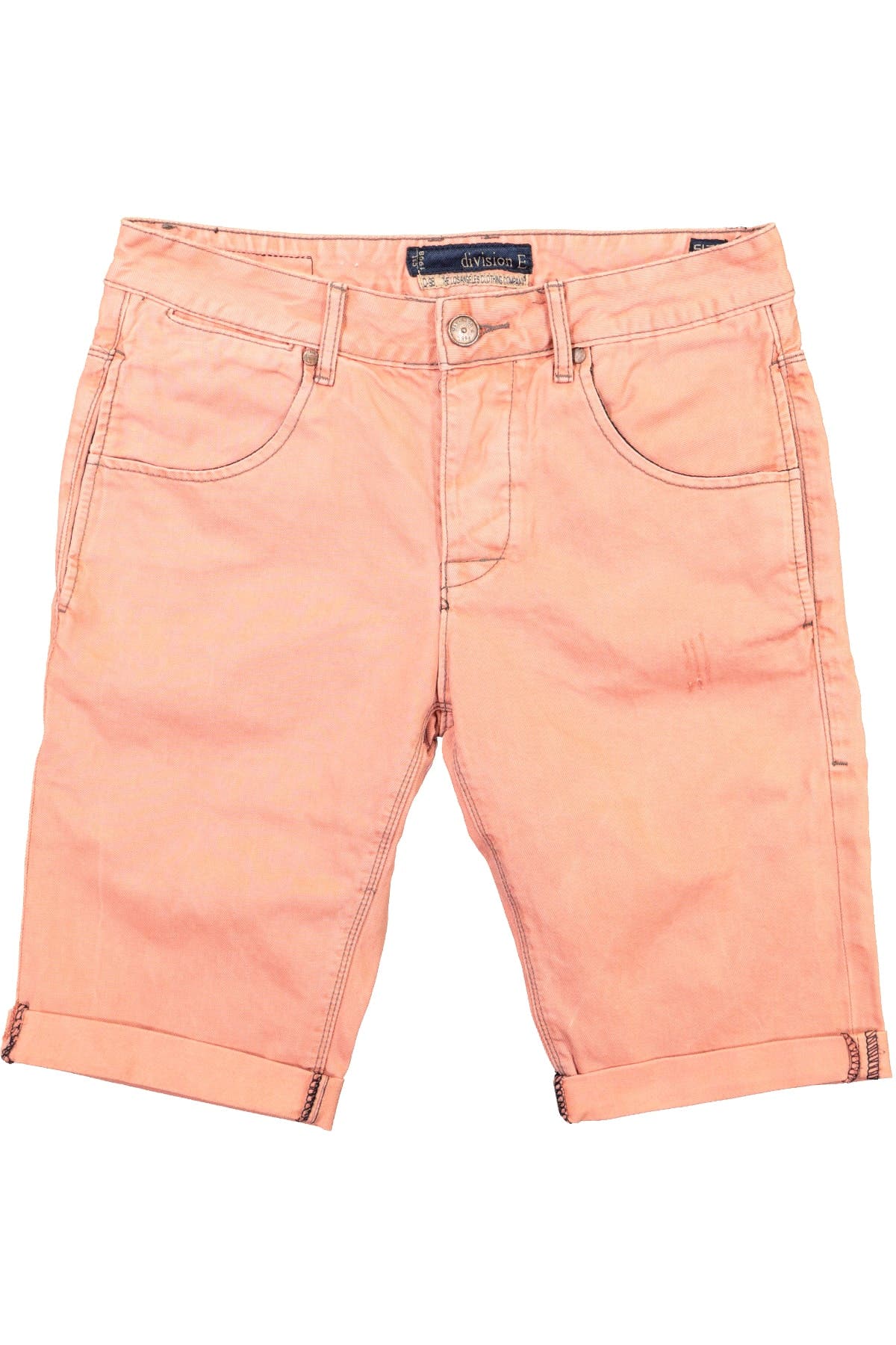 Division E Salmon Sunset Road Barcelona Denim Short