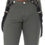 Something Strong Dark Green Suspender Pant
