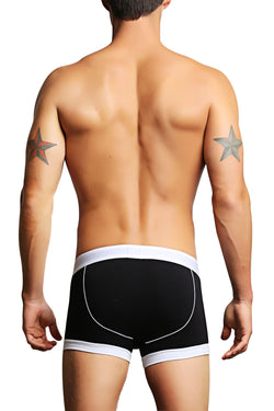 James Tudor Black & White Half Fall Boxer Brief thumbnail 3