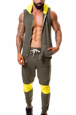 Jor Green Soho Sleeveless Hoodie thumbnail 1