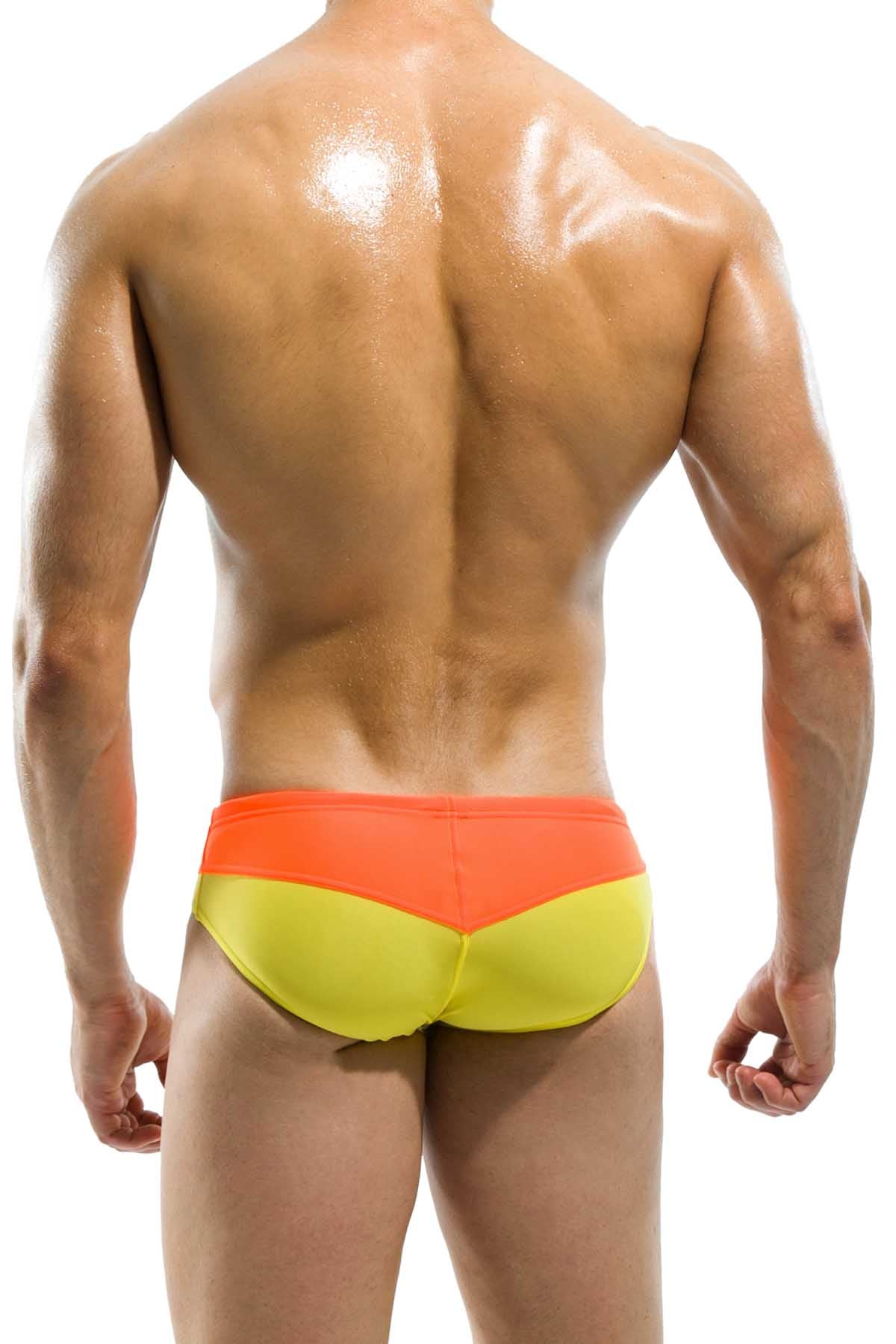 Modus Vivendi Yellow & Orange Rainbow Swim Brief