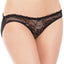 Coquette Black Stretch Lace Crotchless Panty