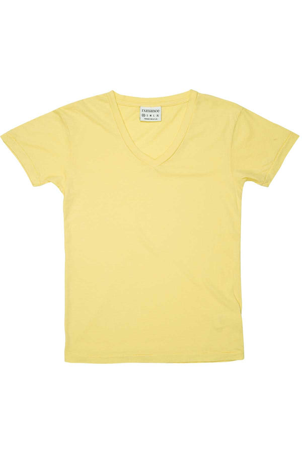 Rxmance Sunny Yellow V-Neck Tee