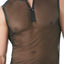 Gregg Homme Black Break-In Muscle Mesh Shirt