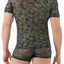Gregg Homme Black Camo Mesh Shirt