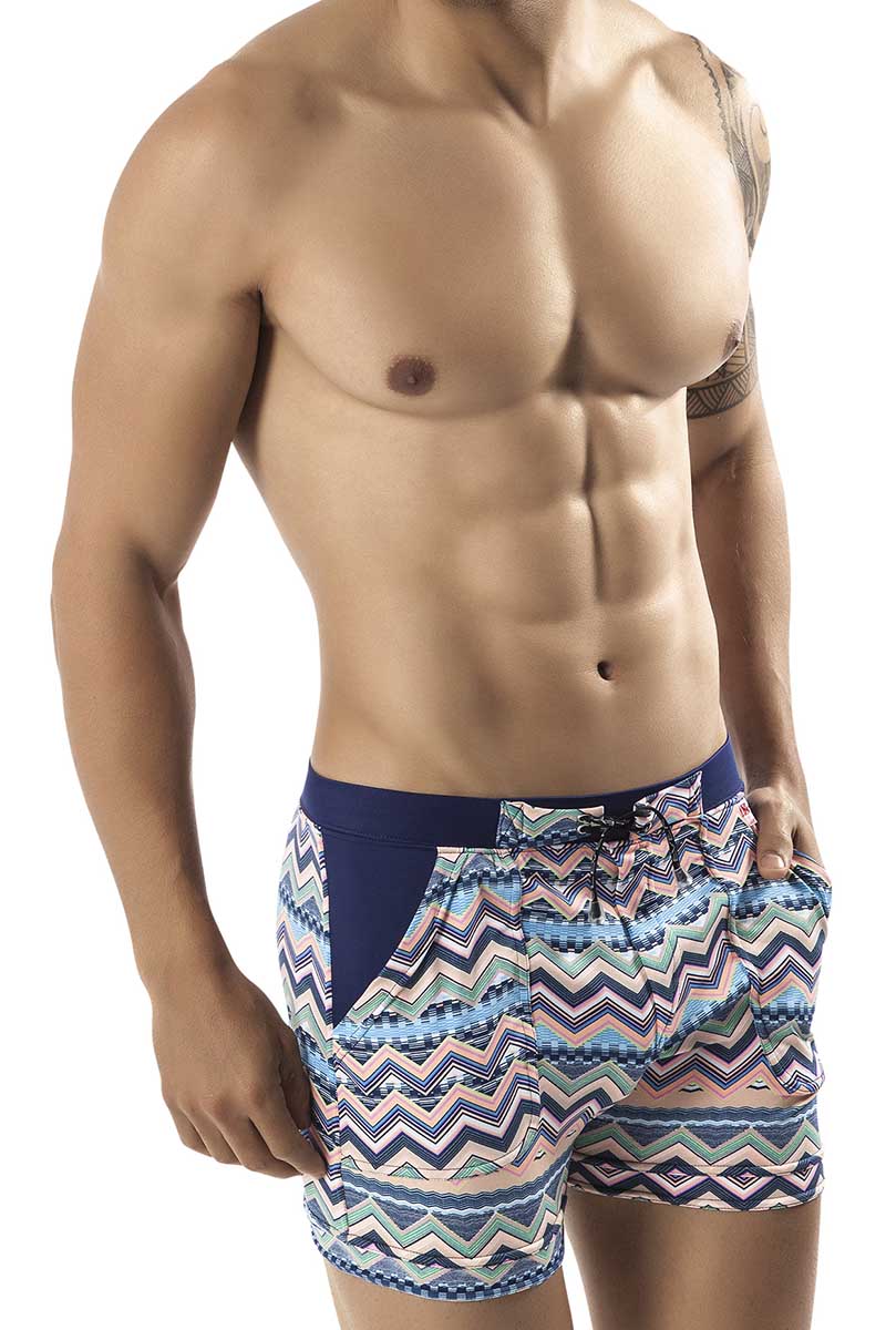 Clever Blue Cobra Swim Trunk