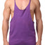 Y.M.L.A. Purple Raw Edge String Tank