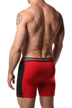PUMA Black & Red Solid Side Panel Boxer Brief thumbnail 3